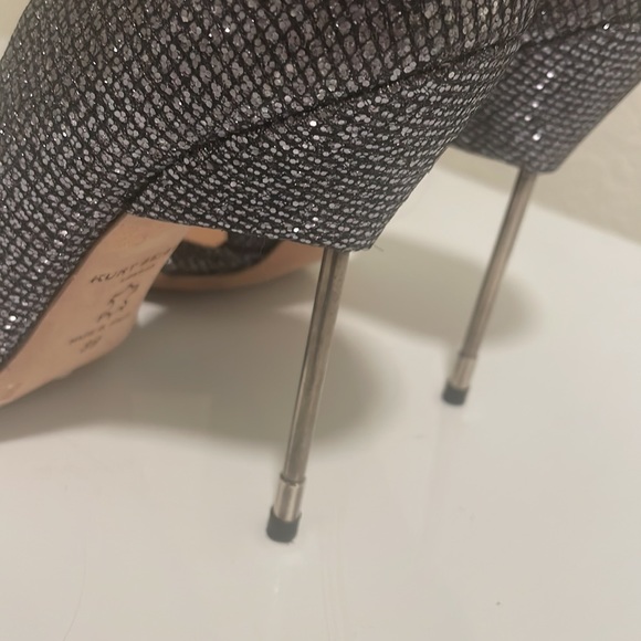 Kurt Geiger silver sparkle stiletto heels, Size 39 - Picture 4 of 9
